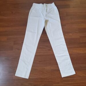 Soft Surrounding Metro Leggings Slim Ankle Crop Pants Size XS White New